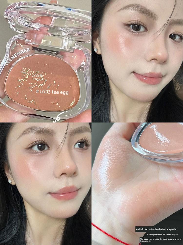 Little Monkey Recommend! LEEMEMBER Bear Water Light Blush Multi-Purpose Cream Highlight Repair Brightening Multi-Purpose Highlight Blusher