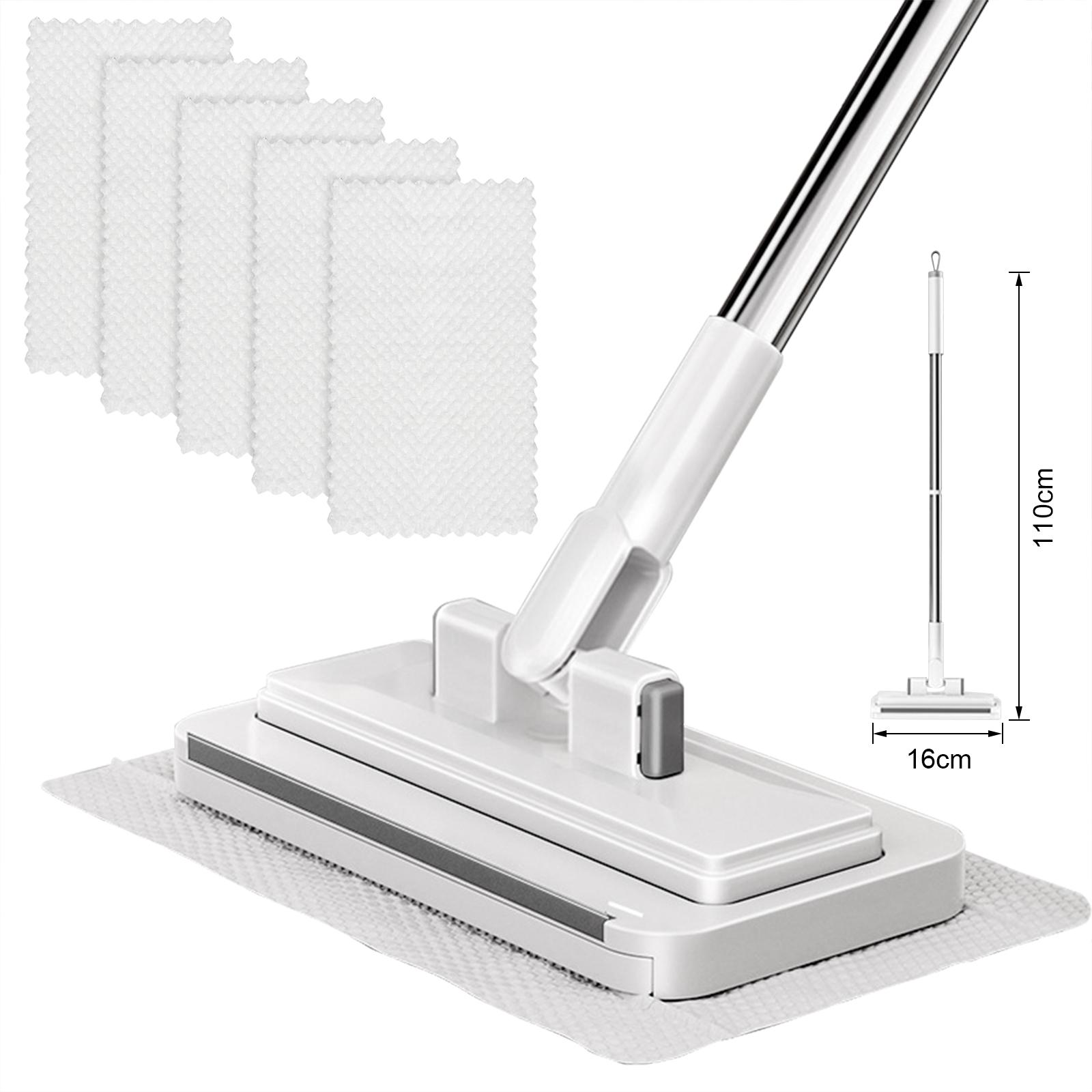 

Ленивый мини-швабра Snap Grip с 5 шт. салфетками для уборки, 110 см, портативная, для дома, стен, окон, ванной, туалета, углов