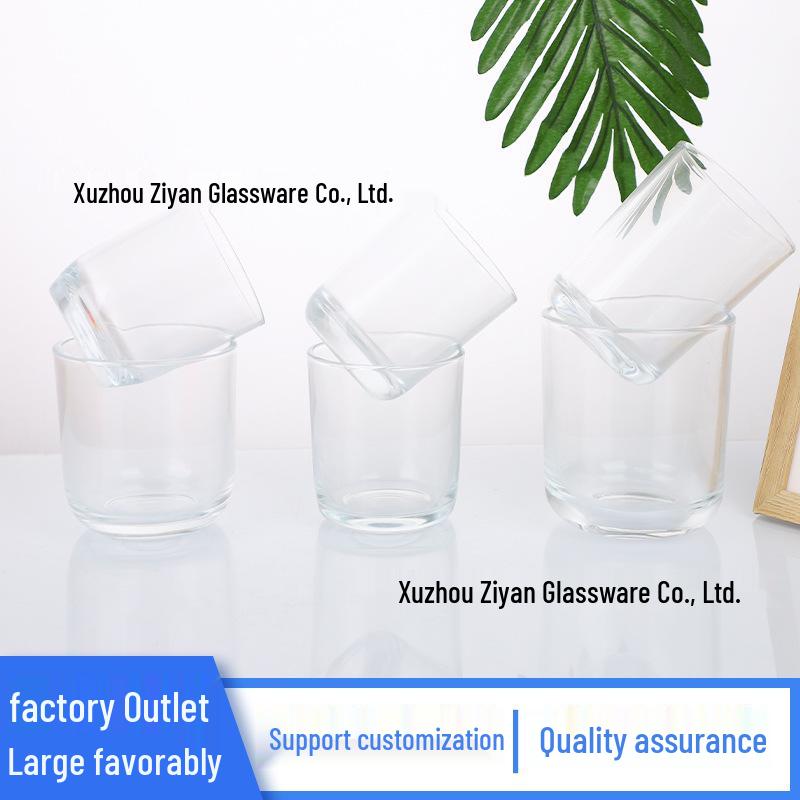 U-shaped Aromatherapy Wax Candle Holder - Transparent Glass Ornament