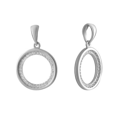 Silver Pendant with Cubic Zirkonia (2067535)