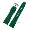 Curved End Rubber Silicone Strap for Citizen Watch Bracelet for Swatch Soft Waterproof Watchband for Rolex 20mm 22mm Wristband