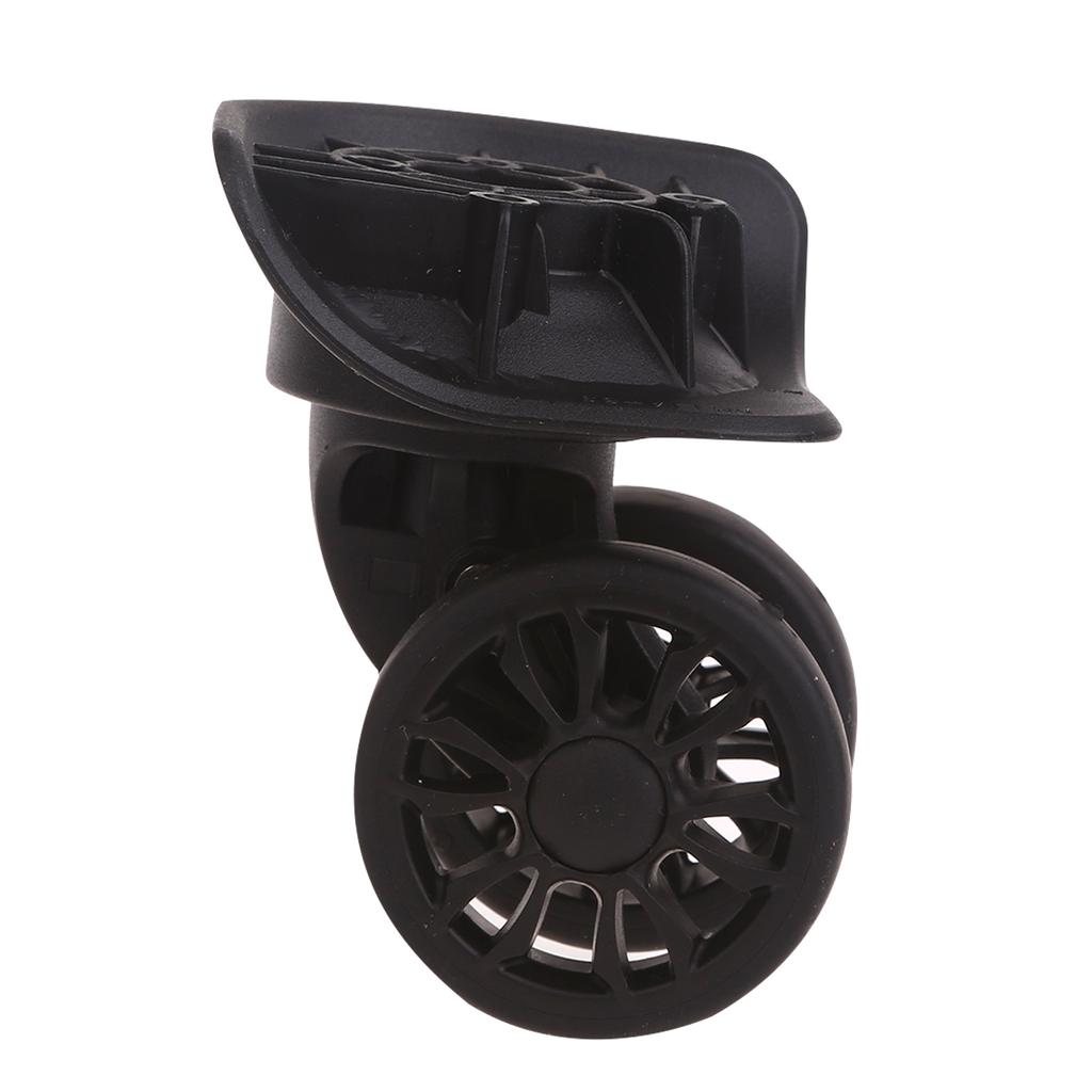 A89 2Pcs Trolley Casters Replacement Heavy Duty for Luggage Box Suitcase 360 Degree Swivel kit Double Row Silent Wheel