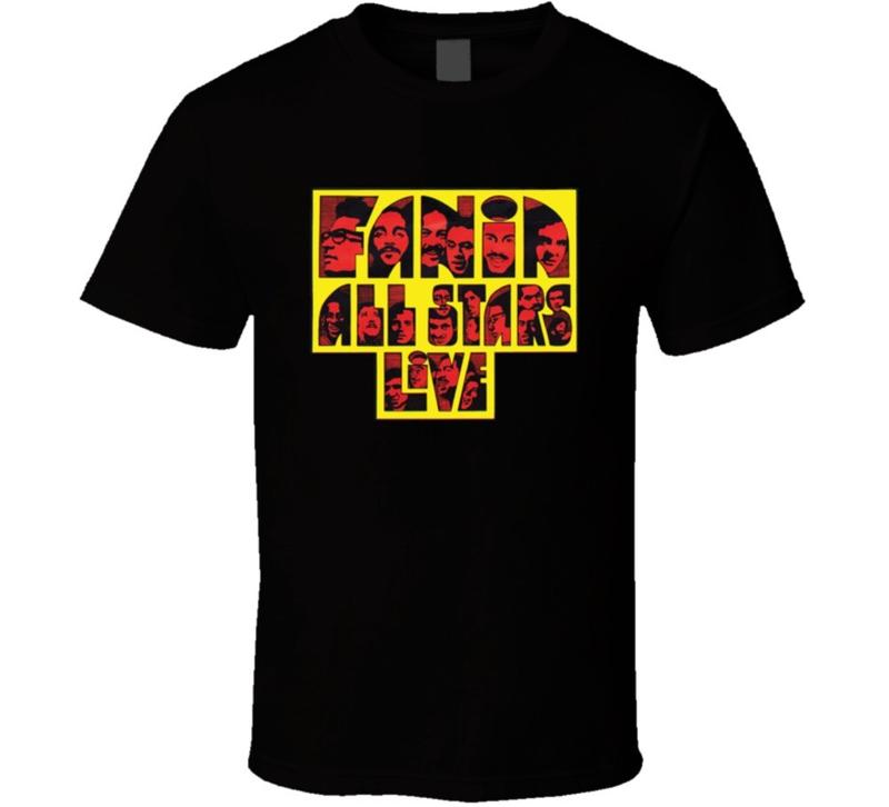 

Fania All Stars Live Latin Salsa Music Band Retro Classic Vintage Unisex T-Shirt M