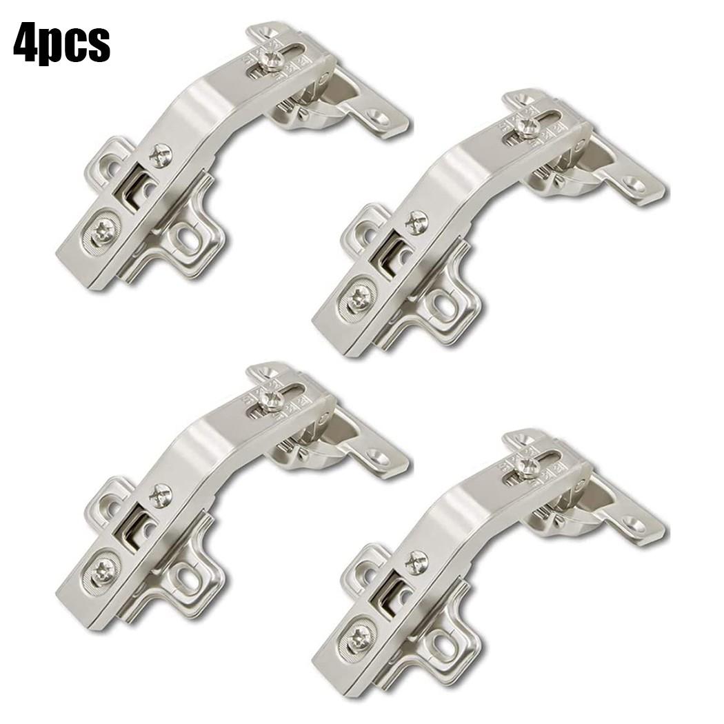 

2025 Kits New Part Hinges 4*Hinges Cupboard Folding Hinge Wardrobe 135 Degree Accessories Attachment Combination