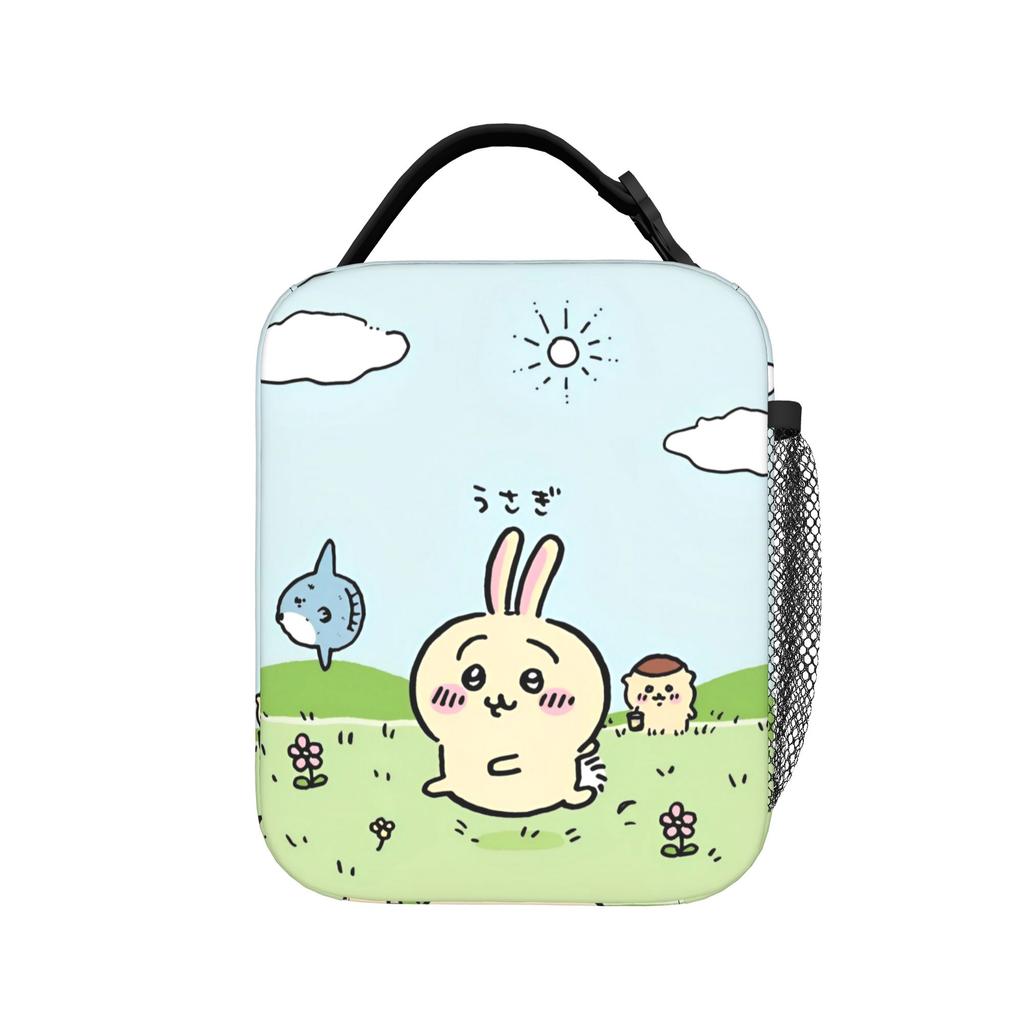 Cute Cartoon Manga Chiikawas Insulated Lunch Bags Leakproof Reusable Cooler Bag Tote Lunch Box Office Picnic Men Women