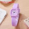 Minimalist Digital Quartz Watch For Women With Analog And Digital Display Casual Fashion Wristwatch