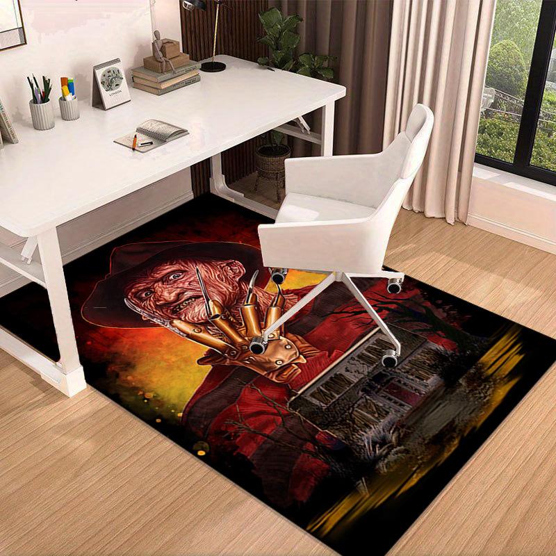 Halloween Horror Night Carpet, Chair Rug,Rug for Office Bedroom Living Rooms, Doormat Decor Fan Gift Christmas Gift