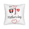 Our First Mothers Day Together Pillow Case Soft Pillow Cover For Living Room Bed Chair Morden Pillowcases