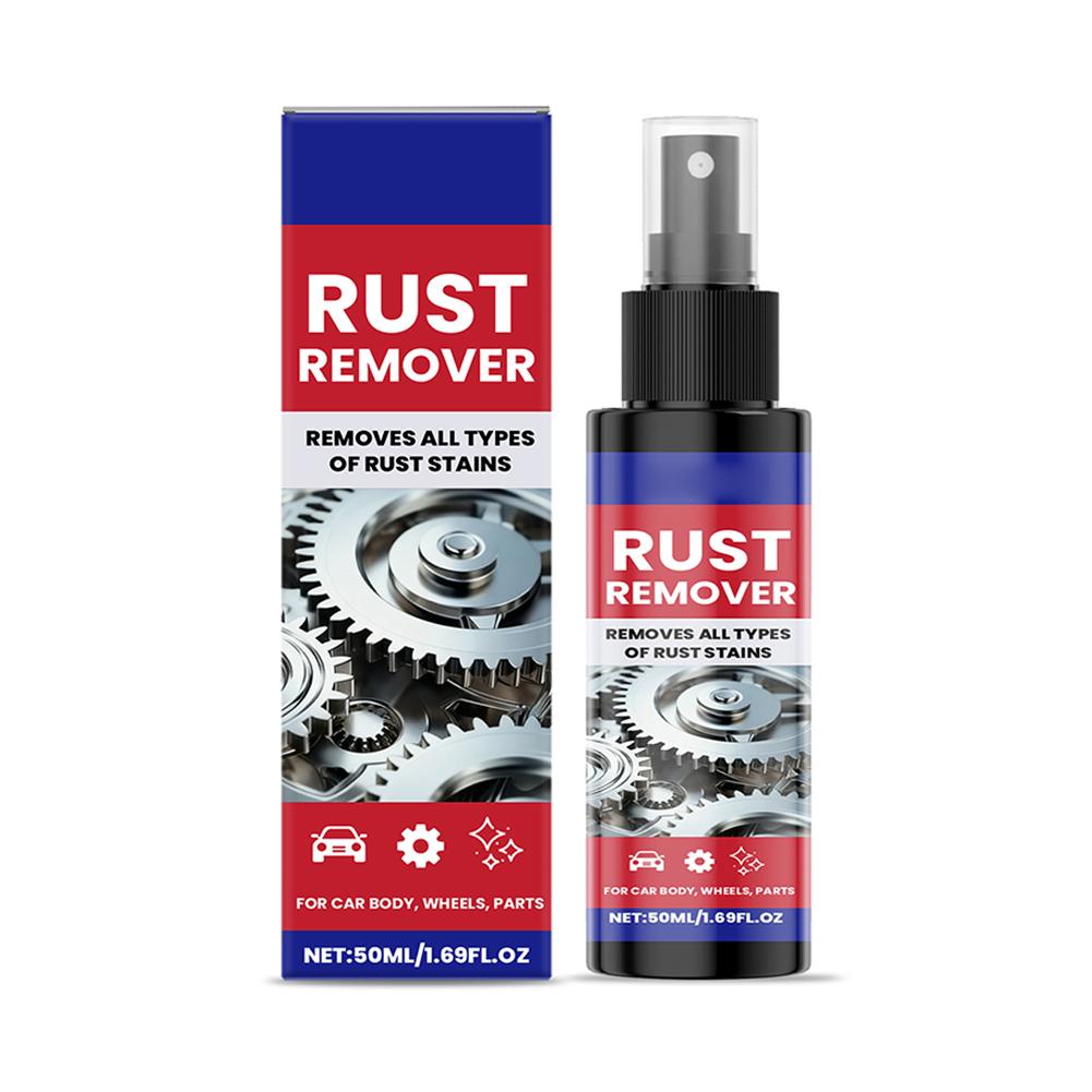 Automobile Rust Remover Spray pH Balanced Metal Cleaner Gentle On Alloy Wheels Restores Original Shine For Various Car Models
