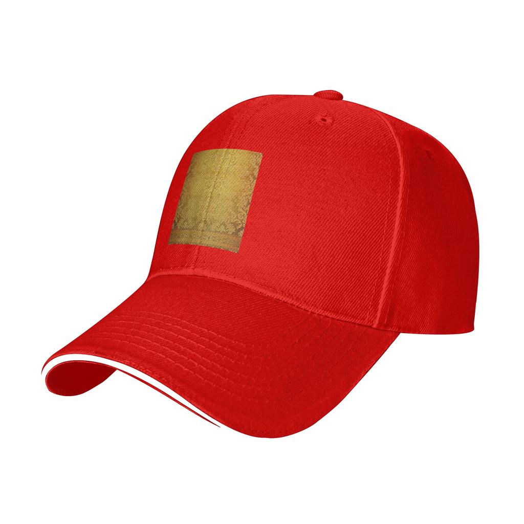 Greek Key Ornate Floral Baroque Gold Cap Casual Baseball Caps Adjustable Hat Hip Hop Summer Unisex Baseball Hats Customizable