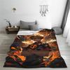 Hinata Shoyo Haikyuu  Knitted Blankets  Fleece Throw Blanket Summer Air Conditioning Printed Soft Warm Bedspreads,