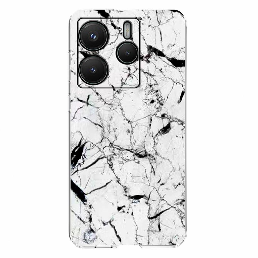 For Xiaomi Redmi Note 14 4G (164.84mm) Case Marble Pattern Printing Soft TPU Phone Cover
