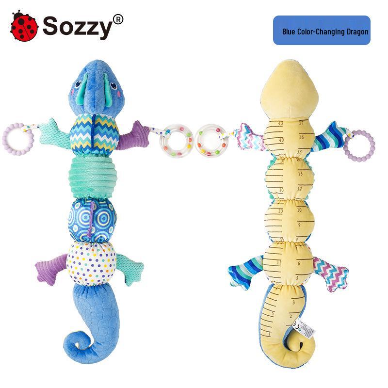 Sozzy Soothing Newborn Plush Doll & Music Height Chart Toy, 0-3 Years Early Education