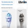 usmile Shock-Absorbing Sonic Electric Toothbrush (2-Pack) CN plug (adapter included)