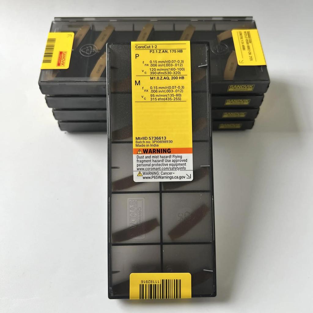 Original Sandvik / N123J2-0500-0002-CM 2135 /CNC lathe carbide blade tool 10 Pcs