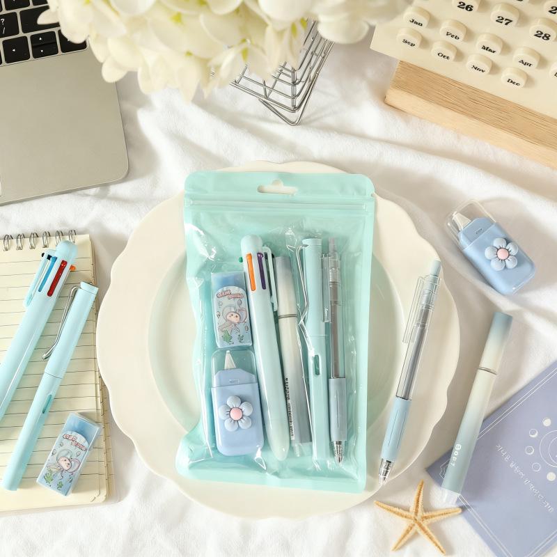 Premium 6-Piece Student Stationery Set: Essential Writing Tools, Perfect Study Reward Gift