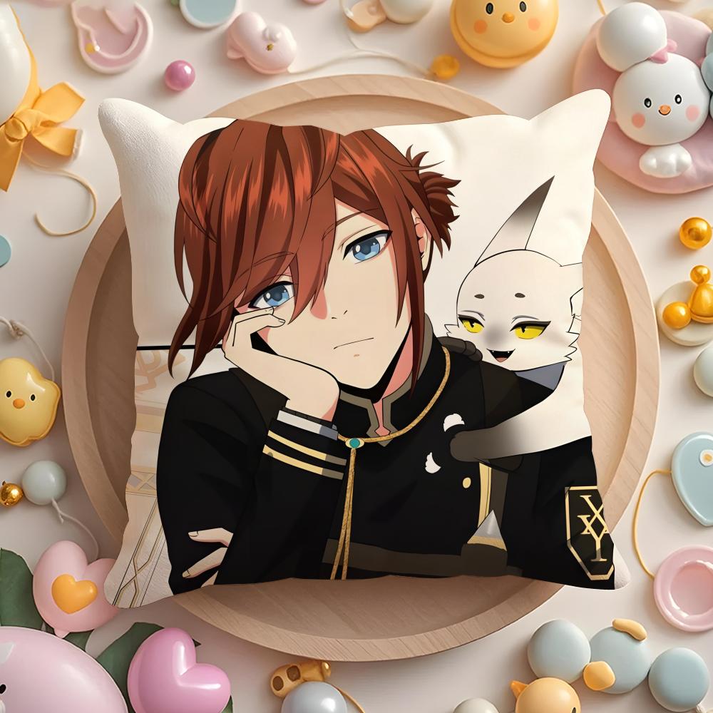 The Beginning Anime A-After the End Cushion Cover Home & Car Multi-Scene Pillow Cover - Reversible, Soft & Durable for Daily Use
