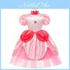 Super Mario Prinsesse Peach Tegneserie Rollespil Kostume Halloween Cosplay Kjole