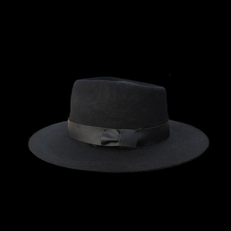 Manufacturer Ribbon Decorative Wool Top Hat Fashion Pure Wool Top Hat