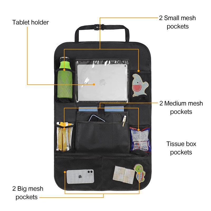 Car Seat Back Organizer: Multi-functional Upgrade Storage Bag