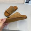 Fashion Flats Women Slippers Designer Classical Shoes Suede Summer Slingback Sandals 2025 New Flip Flops Fad Beach Zapatillas De Mujer