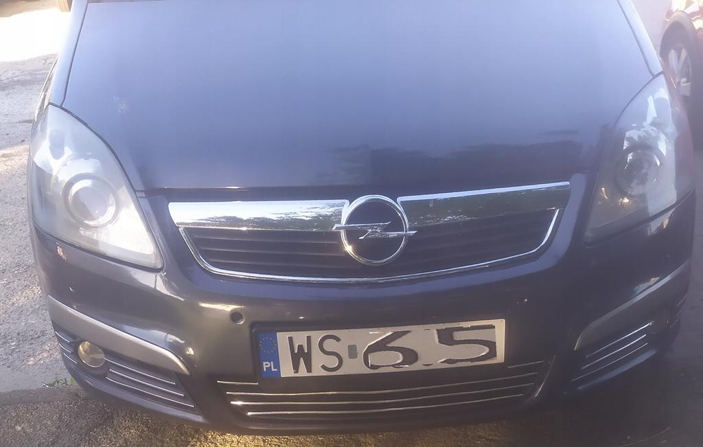 Opel Zafira B Listwy Chrom Grill Atrapa + Halogen