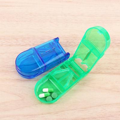 Cutter Splitter Pill Case Cut Slicer Drug Box Pill Cutter Splitter Safety Pill  Cases Storage Box
