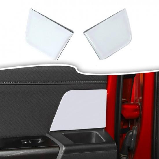 Interior Rear Door Handles Panel Trim Cover For Ford F150 +White Accessories