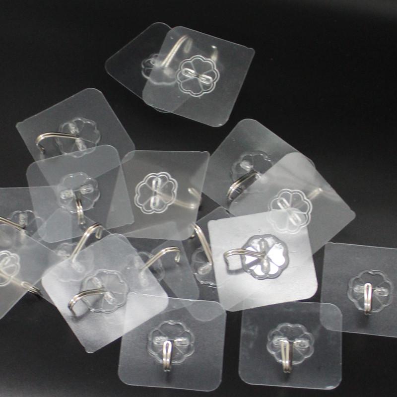 Transparent Adhesive Hook & Buckle, Nail-Free, Non-Marking, Load-Bearing Claw Hook