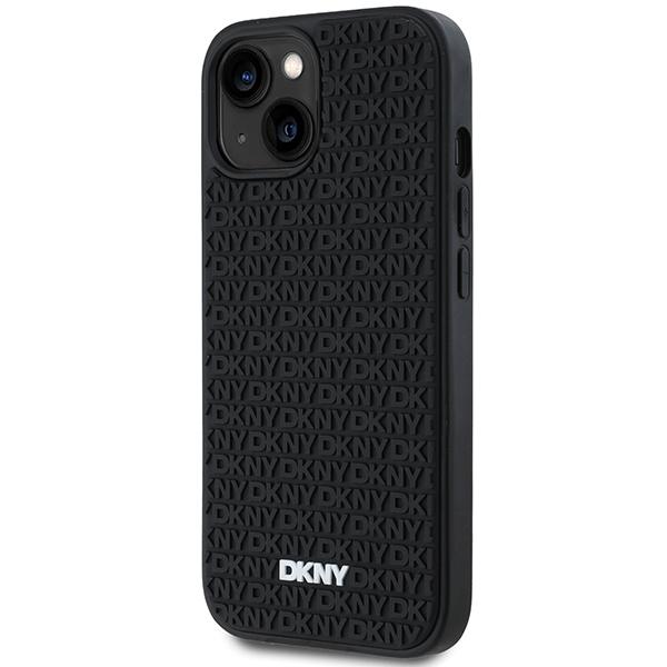 Dkny Dkhcp15M3Drpwk Iphone 15 Plus6.7 Czarny/Black Hardcase 3D Rubber Repeat Pattern