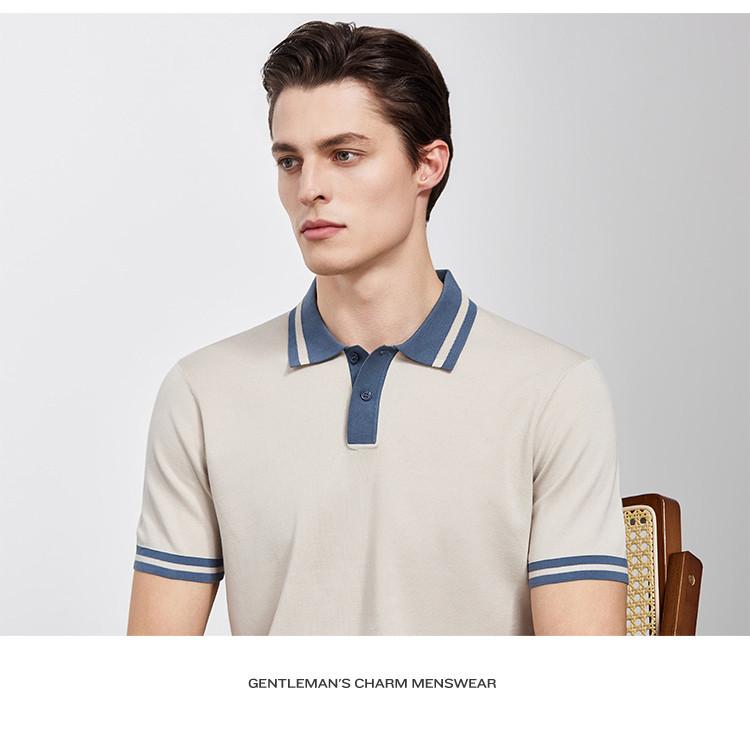 Men's Fine Spun 180 Count Cotton Short Sleeve Polo Shirt