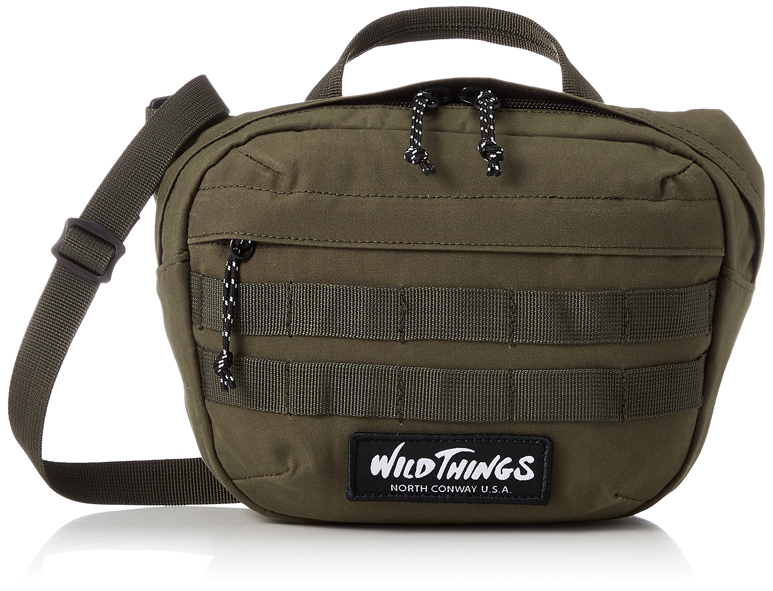 

Wild Things Shoulder Horizontal Style with Handle and Key Military Olive WT-380-3005 Bag, Hook, оливковий