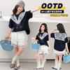 Girls' skirt set summer two-piece set 2026 new children's shawl T-shirt gauze skirt sweet summer clothes