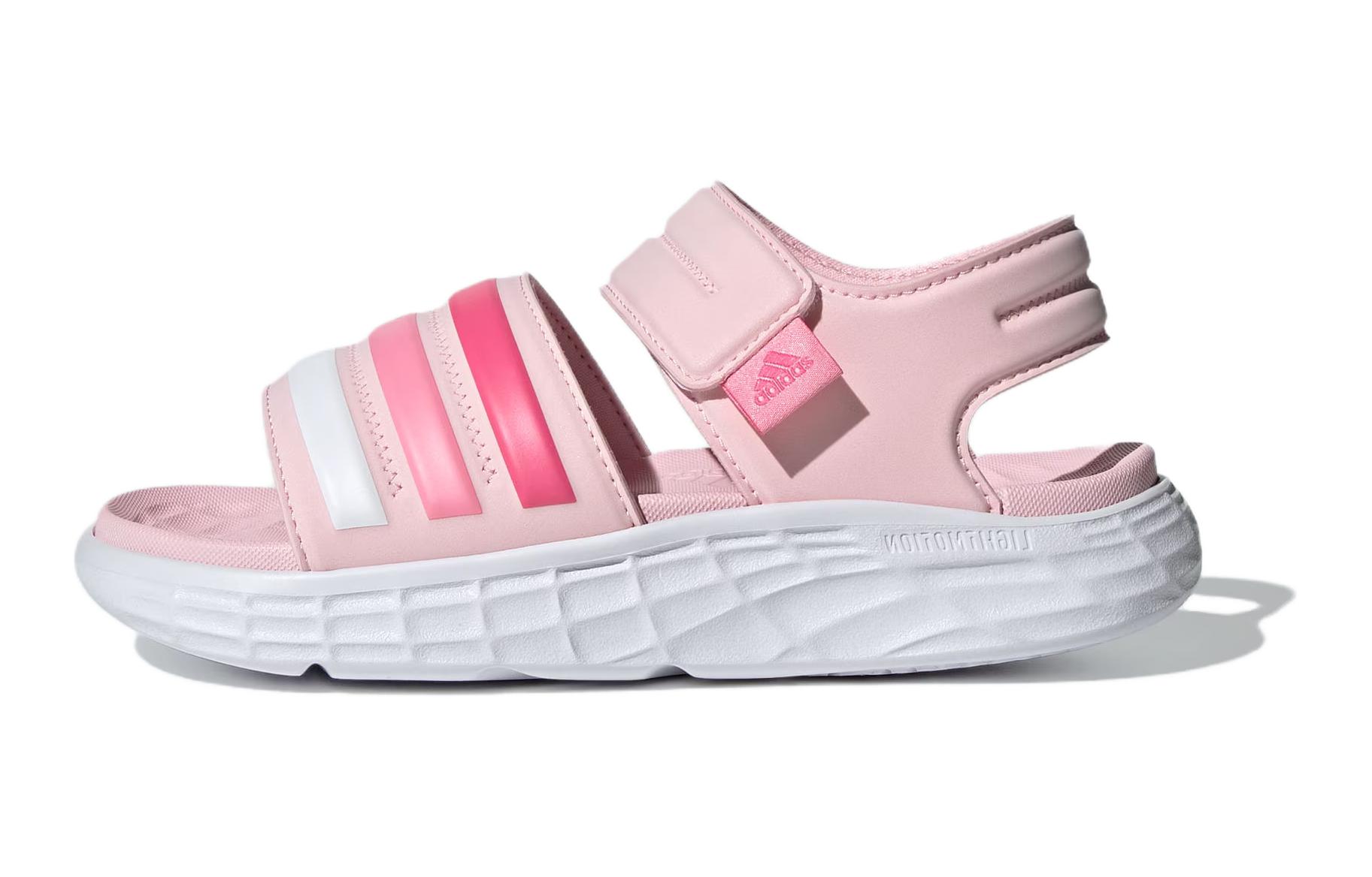 Adidas Duramo Sandals Athleisure Slip Resistant Cushioning Quick Dry Children s Sandals Pink Kids  ID3534 36.5