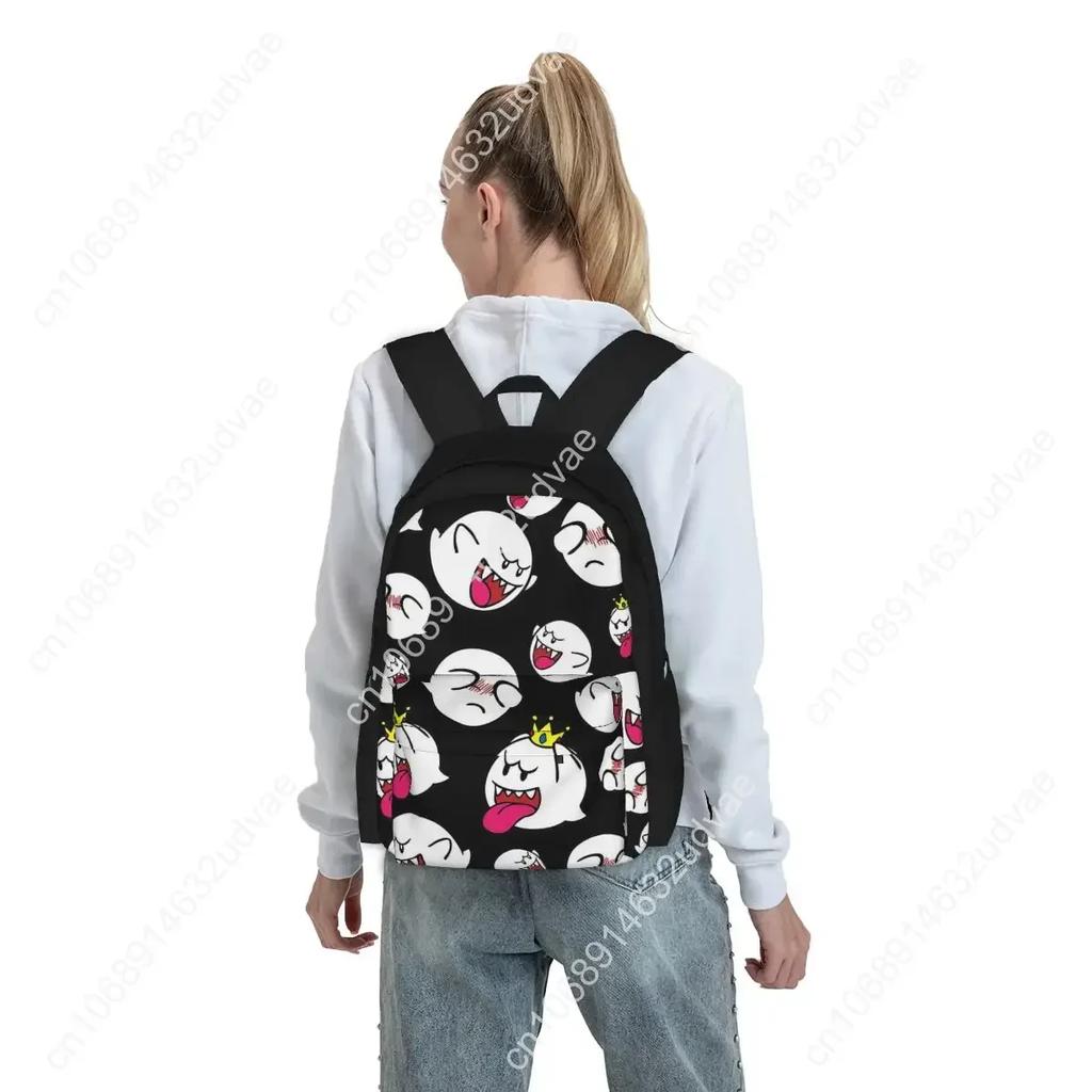 King Boo Swarm Backpacks Bookbag School Bags Cartoon  Rucksack Laptop Rucksack Shoulder Bag