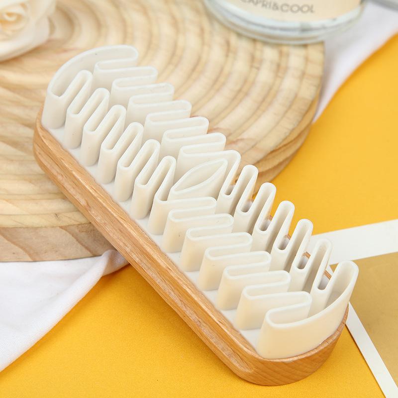 Suede Shoe Brush, Special Beech Wood Shoe Brush, White Shoe Cleaner, Suede Shoe Cleaning Magic Brush
