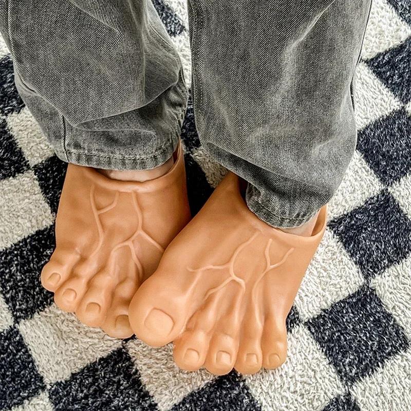 Fashion Man Women Funny Slippers Footwear Shoes For Men Sandals Male House Shoes Beach Slippers Slippers Bigfoot Amazing Sandals
