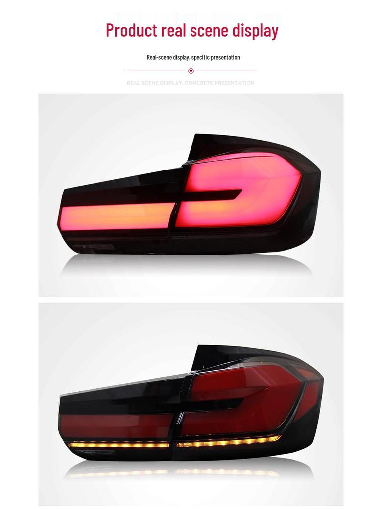 LED Tail Light Assembly with Sequential Turn Signals for BMW 3 Series F30 F35