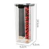 Square Plastic Storage Boxes Plastic Sealed Square Fresh-Keeping Boxes  Spices Storage