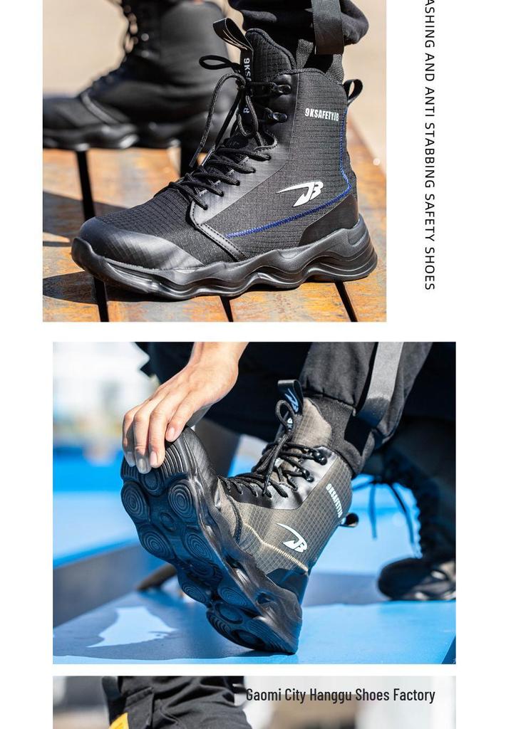 Winter Steel Toe Work Shoes: Anti-Smash, Anti-Puncture, Comfortable, Wear-Resistant, Wind and Sand Protective