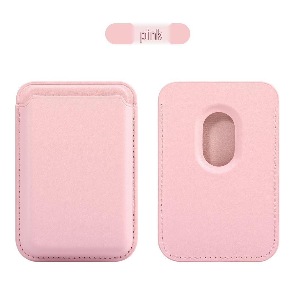 MagSafe Compatible Magnetic Leather Card Holder for iPhone 17/17 Pro