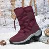 Fashion Snow Boots for Mens Winter Cotton High Tops Platform Outdoor Casual Warm Plush Water Proof Non-slip Men's Boot