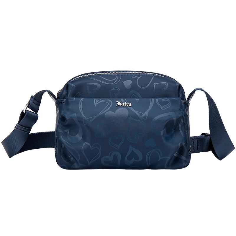 Laifu Canvas Heart Crossbody Pillow Bag