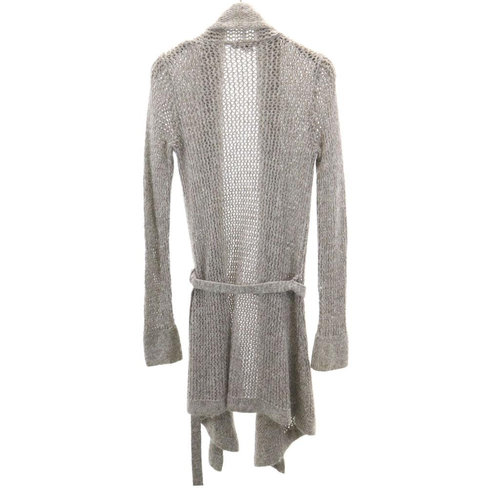 ARMANI EXCHANGE Mohair Blend Long sleeve knit cardigan XS gray Women Used