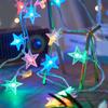 3m LED Snowflake Curtain Lights, Romantic Christmas Curtain String Lights, Fairy String Lights For Home Bedroom Indoor Decor