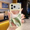 TK best-selling artistic flowing sand wave pattern phone case, Apple 17pm liquid silicone case, 16 high-value protective cover