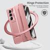 For Samsung Galaxy Z Fold7 5G Case Hinge Protection Hard PC Phone Cover with Screen Film