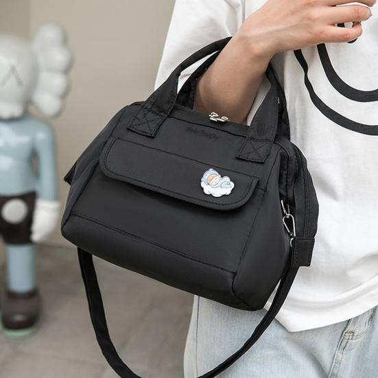 

Сумка-бокс для обеда, стильная универсальная многоразовая сумка-тоут для обеда, портативная сумка-бенто через плечо для работы и школы