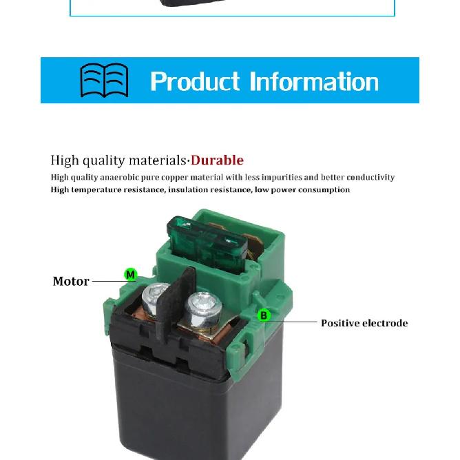 Motorcycle Electrical Parts Starter Solenoid Relay For SUZUKI LT-A500F LT-F500F GSF1200S GSF1200Z GSF1200SZ GSX-1300RZ GSF600S