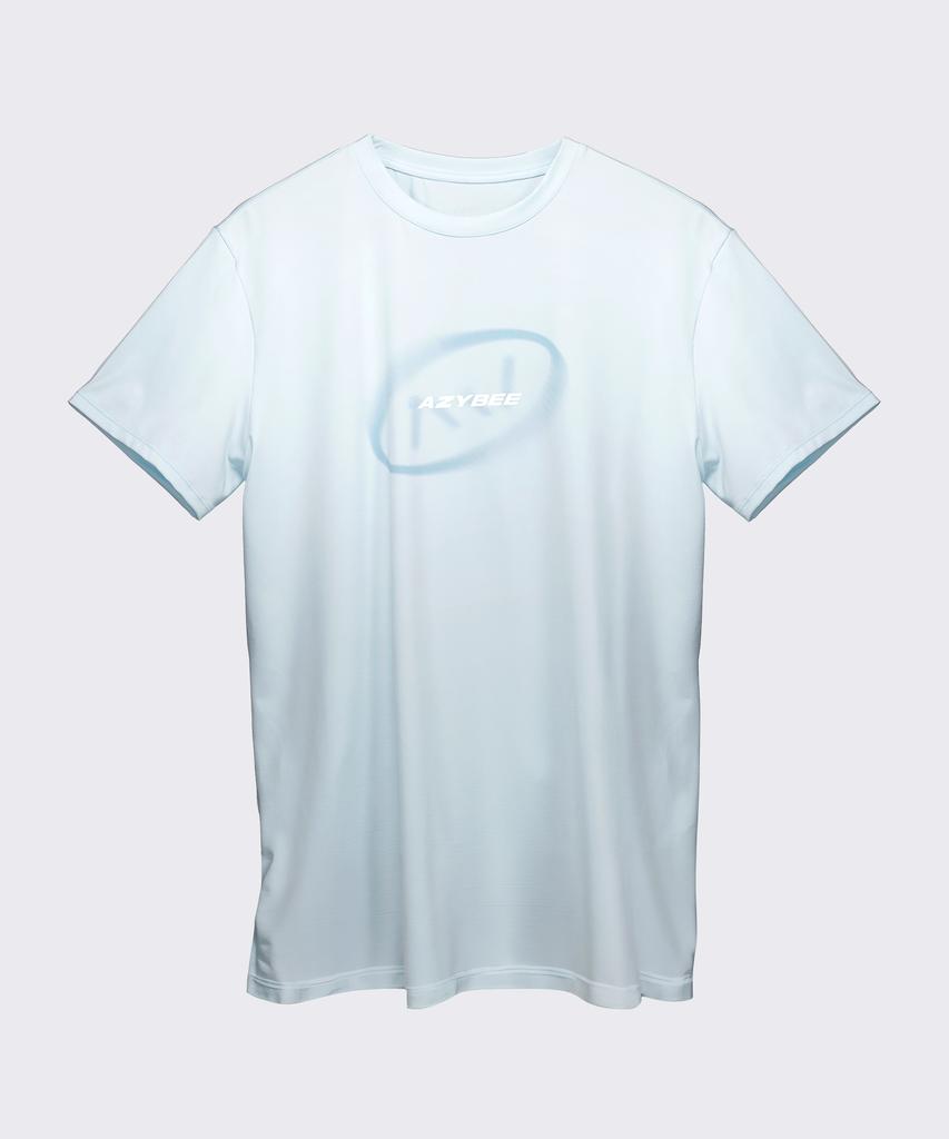 Leijibi Aero Glide Reflective Short Sleeve Running Sleeve M Pale Blue